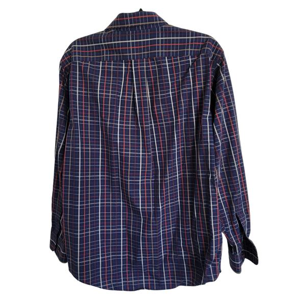 Roundtree Yorke Gold Label Men Button Down Shirt Medium Performance NO Iron - Picture 3 of 5